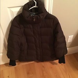 CALVIN KLEIN BROWN DOWN FILLED PUFFER JACKET